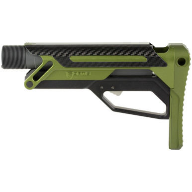 Fortis LA Buttstock OD Green with Buffer Tube – AR-15 Stock Bundle