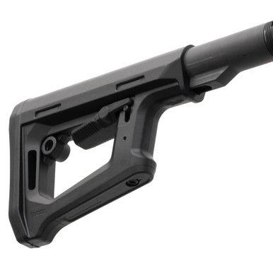 Magpul DT-PR Carbine Stock – butt-pad and bag rider detail view