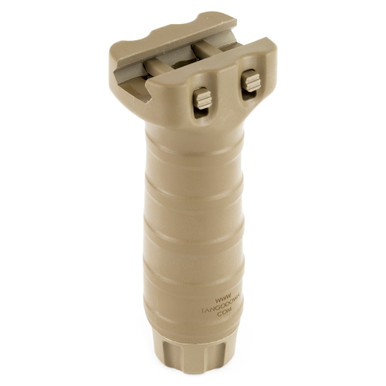 TangoDown BGV-MK46 Vertical Foregrip in Flat Dark Earth, front view