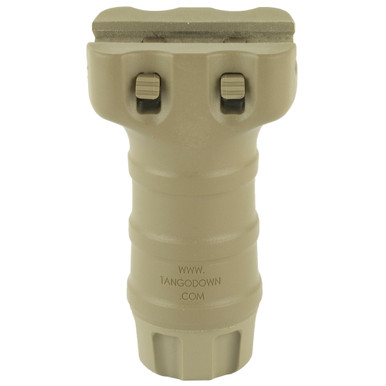 TangoDown BGV-MK46K Short Vertical Grip FDE - alternate angle showing storage compartment