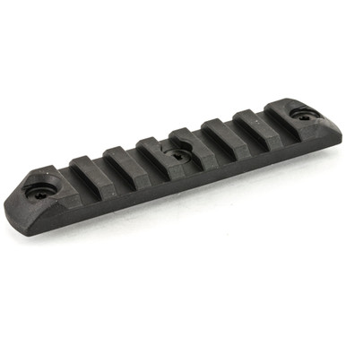 BCM KeyMod 4 Inch Nylon Picatinny Rail Section Black - Front View