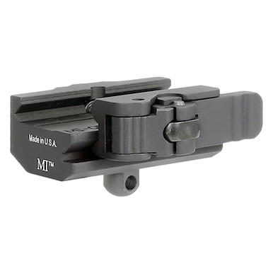 Midwest Industries Harris Type Bipod QD Mount attached to Picatinny rail