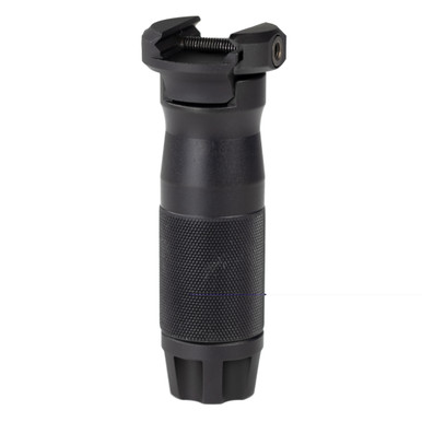 Samson AR-15 Medium Vertical Grip in Black Aluminum mounted view