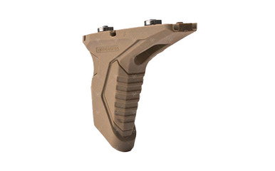 Strike Industries Angled Hand Stop FDE – side profile showing cable management channel