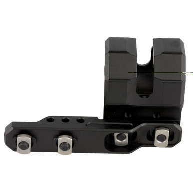 UTG M-LOK Offset Flashlight Ring Mount - Black, front view