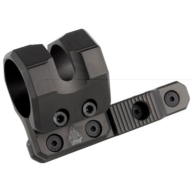 UTG M-LOK Offset Flashlight Ring Mount - showing offset angle and ring detail