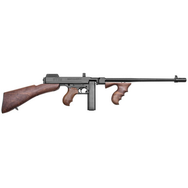 Auto-Ordnance Thompson 1927A-1 Deluxe right side profile showing buttstock and compensator