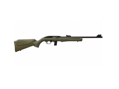 Rossi RS22 .22 LR semi-automatic rifle with OD Green synthetic stock and matte black finish
