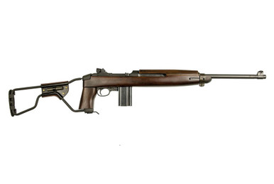 Inland Manufacturing M1 Carbine Paratrooper with folding walnut stock and Parkerized finish