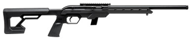Savage Arms 64 Precision 22 LR semi-automatic rimfire rifle with black synthetic chassis