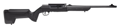 Savage Arms A22 Takedown 22 LR semi-automatic rifle with black synthetic stock and blue finish