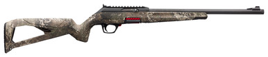 Winchester Wildcat SR 22LR TrueTimber Strata Camo semi-automatic rifle with threaded barrel