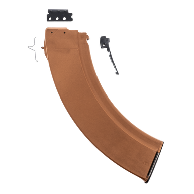 BULGARIAN AK-47 MAGAZINE - 7.62x39mm - 10 ROUND CAPACITY - 40 ROUND BODY - REINFORCED STEEL LUG POLYMER - FAKELITE