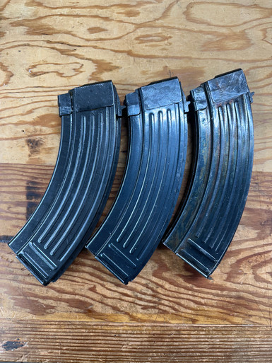 SURPLUS YUGO AK47 MAGAZINE - 7.62x39MM - 10 ROUND CAPACITY - 30 ROUND BODY - STEEL - BOLT HOLD OPEN