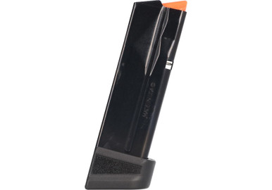 SIG SAUER P365 XL 10-round magazine side profile showing blocked base plate