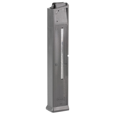 GLOBAL ORDNANCE STRIBOG SP45A3 MAGAZINE - 45 ACP - 10 ROUND CAPACITY - 25 ROUND BODY - BLACK