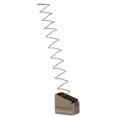 Warne Magazine Extension for Glock 17/22 – installed on magazine, side profile view