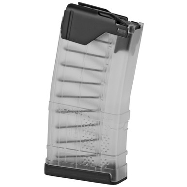 LANCER L5AWM AR-15 - 556 NATO - 10/20 ROUND MAGAZINE - TRANSLUCENT CLEAR
