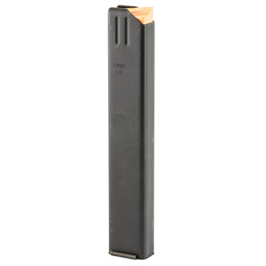 ASC AR-15 - 9MM - 10/32 ROUND MAGAZINE - STAINLESS STEEL - BLACK