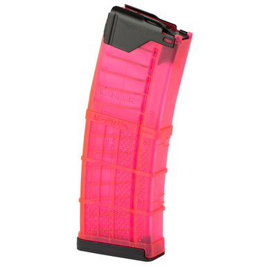 LANCER L5AWM AR-15 - 556 NATO - 10/30 ROUND MAGAZINE - TRANSLUCENT PINK