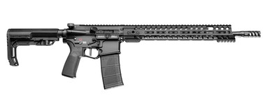 POF USA Renegade+ DI 5.56 NATO 16.5 inch black rifle with folding stock