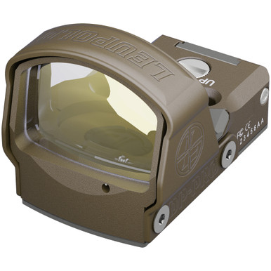 Leupold DeltaPoint Pro 2.5 MOA FDE red dot sight – front angle view