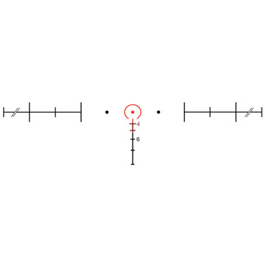 Trijicon ACOG 4x32 reticle and optic detail view