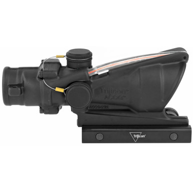 Trijicon ACOG 4x32 Red XHR .223 Riflescope - reticle and lens detail