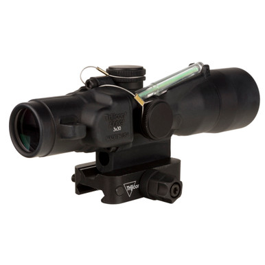 Trijicon ACOG 3x30 Green XHR 300 BLK – reticle and turret detail