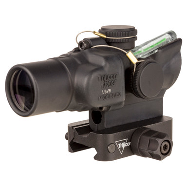 Trijicon ACOG 1.5x16S Ring optic – top view showing reticle housing