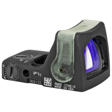 Trijicon RMR Dual Illumination 9 MOA Green Dot — top-down profile view