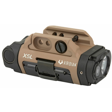 Viridian X5L G3 green laser and tactical light combo, front view