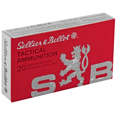 Sellier and Bellot 308 Win 168gr HPBT cartridge close-up detail