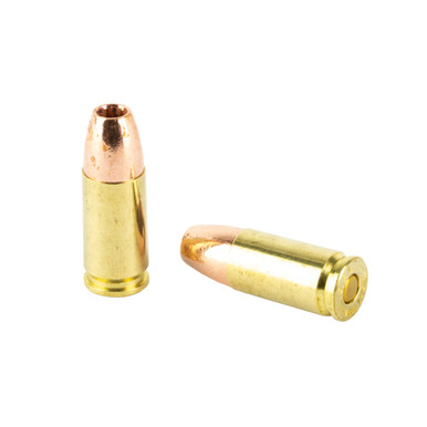 Barnes VOR-TX 9mm XPB all-copper bullet close-up showing expanded petals
