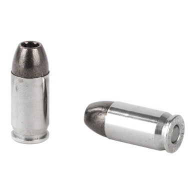 Barnes TAC-XPD 380 ACP TAC-XP bullet close-up showing hollow point cavity