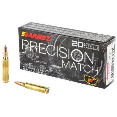 BARNES PRECISION MATCH - 556 NATO - 69 GR - OTM BT - 20 RDS/BOX
