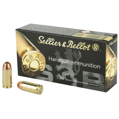 Sellier and Bellot 45 ACP 230 Grain FMJ 50 Round Box