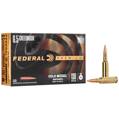 Federal Gold Medal 6.5 Creedmoor 130gr Berger Hybrid OTM box of 20 rounds