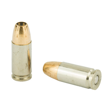 Federal Premium HST 9mm 124gr hollow point bullet close-up