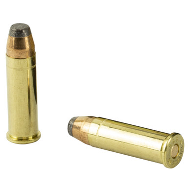 Sellier & Bellot .38 Special 158gr SP cartridge close-up showing soft point bullet tip