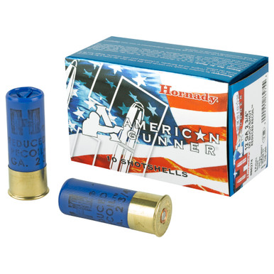 HORNADY AM GUNNER LOW-RECOIL - 12 GA - 2.75" - #00 BUCK - 8 PEL - 10 RDS/BOX