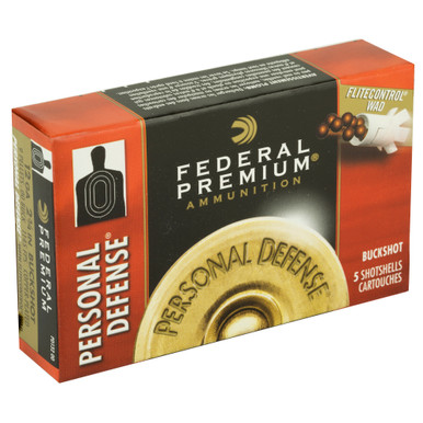 Federal Premium PD 12 Gauge 00 Buck shells and box detail