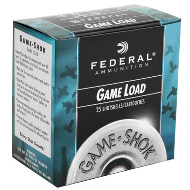 Federal Game-Shok 12 Gauge 1 oz #7.5 shotshells side view