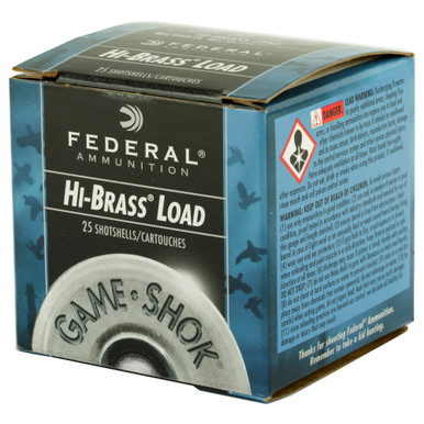 Federal Game-Shok Hi-Brass .410 shotshells individual shell detail view