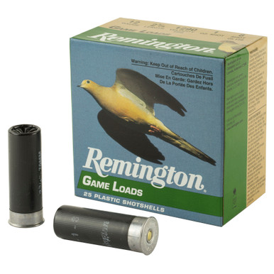 REMINGTON GAME LOAD - 12 GA - 2.75" - #8 - 1 OZ - 25 RDS/BOX