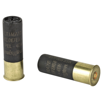 Remington UD #4 Buck shotshell closeup showing hull and crimp detail