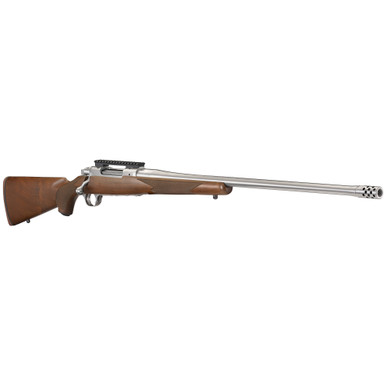 Ruger Hawkeye Walnut 300 Win Mag – receiver and walnut stock detail
