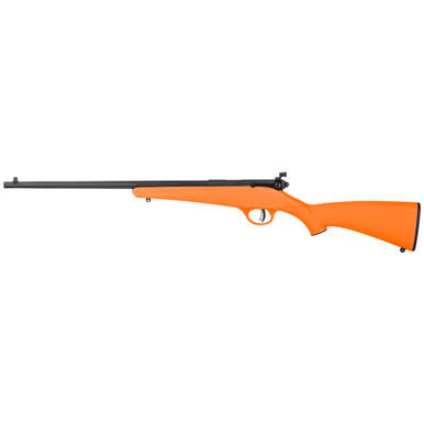 Savage Rascal .22 LR Youth Bolt-Action Rifle with Orange Stock, 16.125-inch barrel