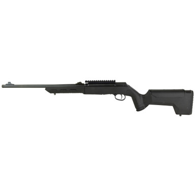Savage A22 Takedown 22 LR 16 inch bolt action rimfire rifle in black synthetic stock