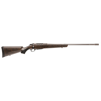 Tikka T3x Lite Roughtech Ember bolt-action rifle in .243 Winchester with orange and black stock